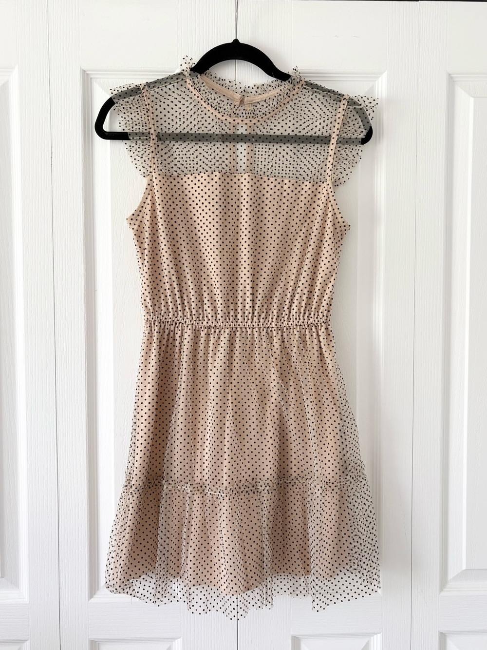 Crystal Doll Polka Dot Mini Dress